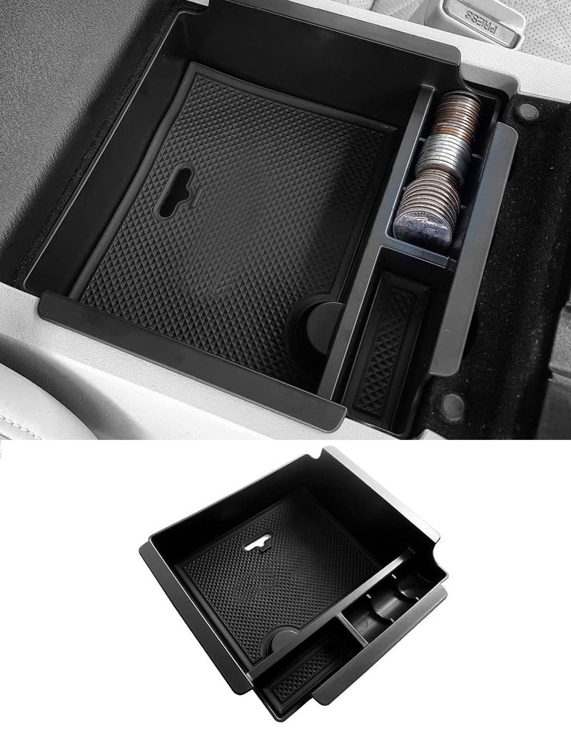Vesul Center Console Armrest Storage Box Compatible with Nissan Maxima 2016-2023 ABS Tray Insert Organizer Glove Pallet - Image 1